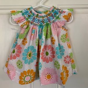 Floral Smocked Dress